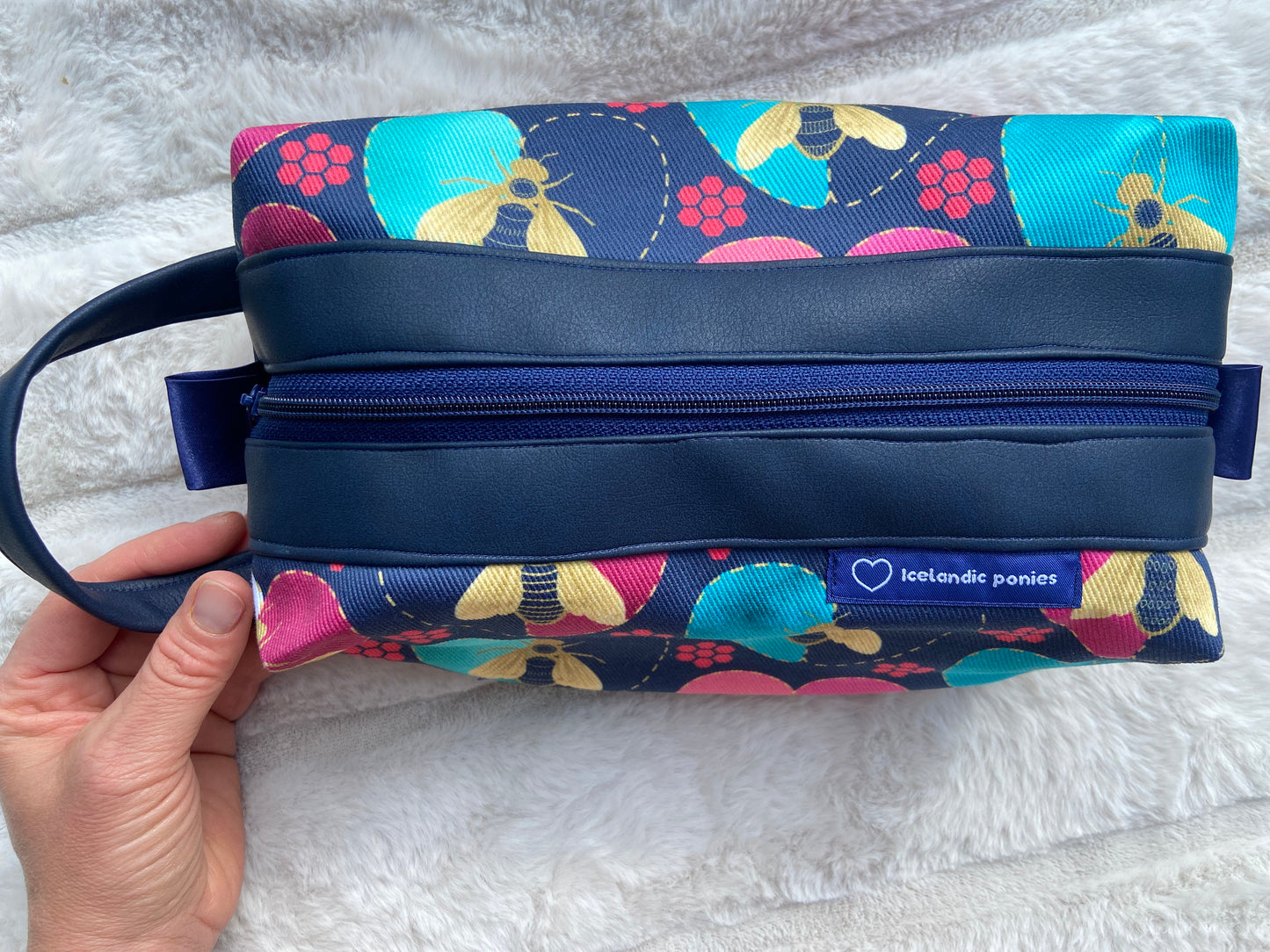 Bee Toiletry or Goggle Case