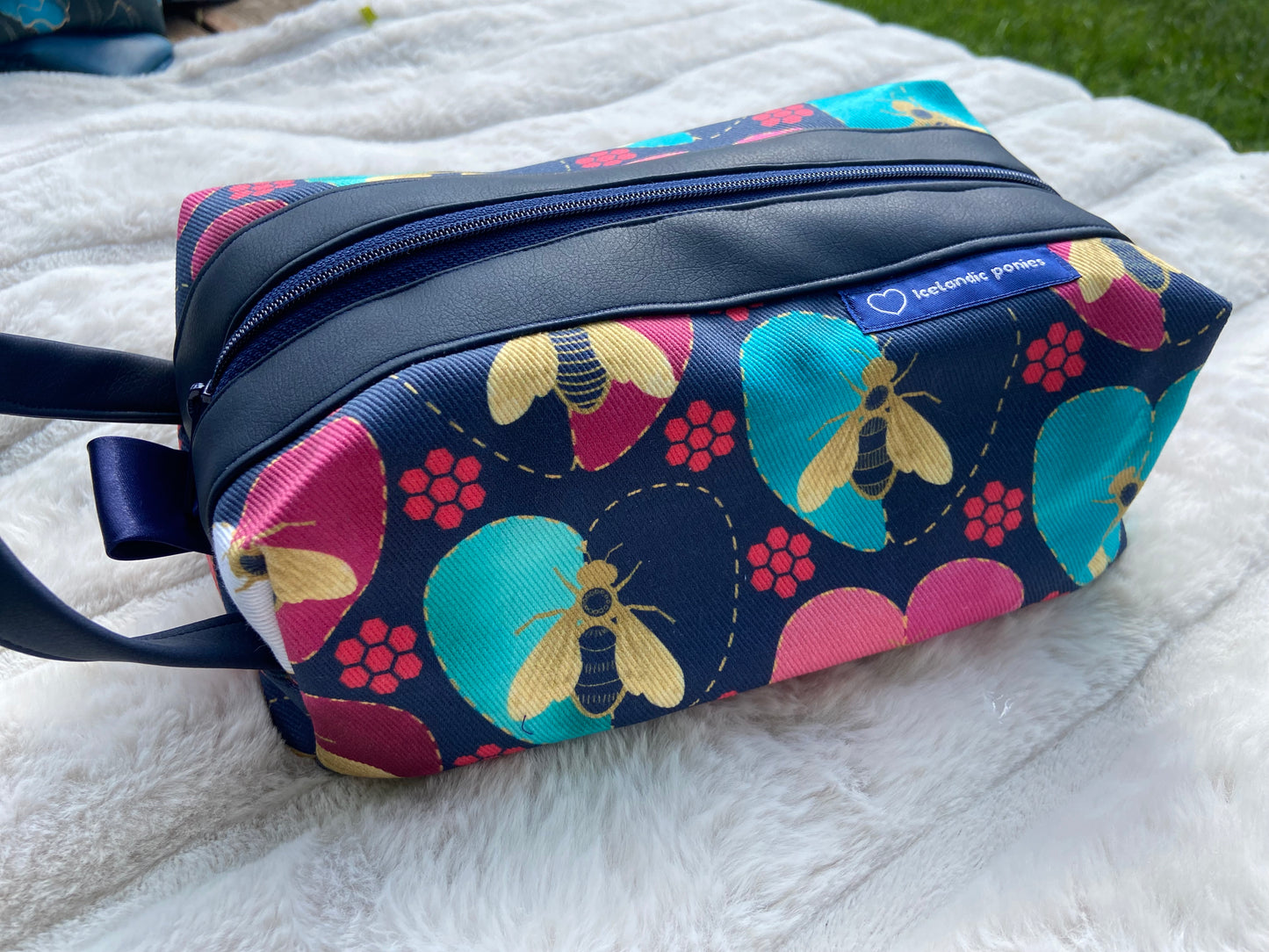 Bee Toiletry or Goggle Case