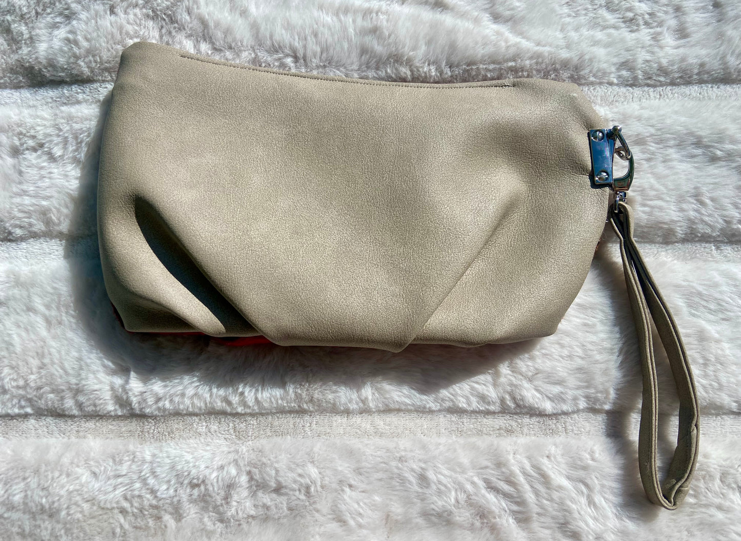 Harris Tweed Red Wristlet