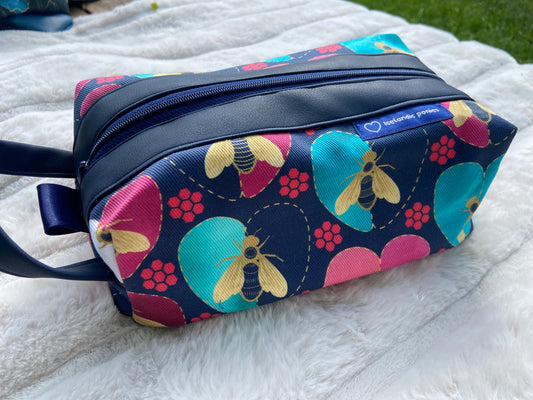 Bee Toiletry or Goggle Case