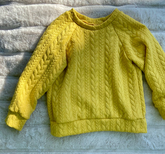 Kids Yellow Sweater Size 5